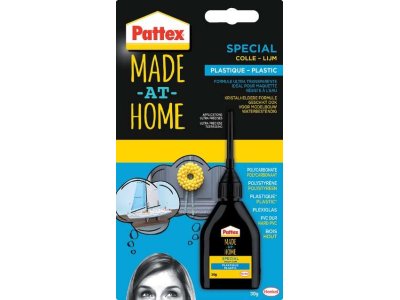 Pattex 1954469 Made at Home - Special Plastic - Glue - 30 gram - Hen1954469 lijm pattex plastiek flacon 30gram op blister - PAT1954469-XS