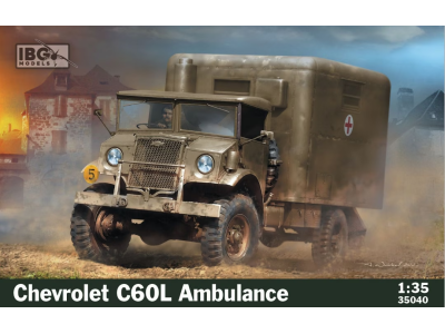 1:35 IBG Models 35040 Chevrolet C60L Ambulance - Ibg35040 - IBG35040