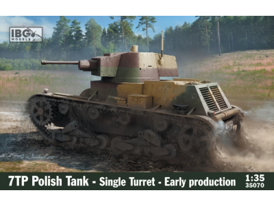 1:35 IBG Models 35070  7TP Polish Tank - Single Turret - Early Production - Ibg35070 - IBG35070