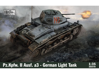 1:35 IBG Models 35078 Pz.Kpfw. II Ausf. A3 - German Light Tank - Ibg35078 - IBG35078