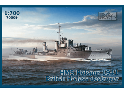 1:700 IBG Models 70009 HMS Hotspur 1941 British H-class Destroyer - Ibg70009 - IBG70009