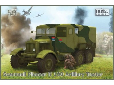 1:72 IBG Models 72078 Scammell Pioneer R 100 Artillery Tractor - Ibg72078front - IBG72078