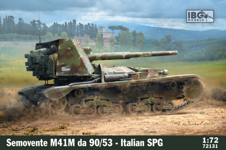 1:72 IBG Models 72131 M41M Semovente da 90/53 - Italian self-propelled gun - Ibg72131 - IBG72131