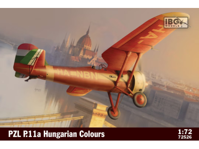 1:72 IBG Models 72526 PZL P.11a - Hungarian Colours - Propeller Aircraft - Ibg72526 1 - IBG72526