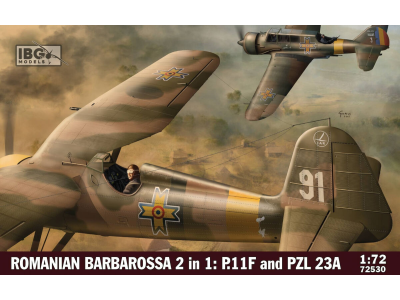 1:72 IBG Models 72530 Romanian Barbarossa - PZL/IAR P.11F & PZL.23 Karaś - 2 in 1 - Ibg72530 1 - IBG72530