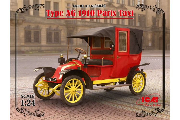 1:24 ICM 24030 Type AG 1910 Paris Taxi - Icm24030 1 - ICM24030