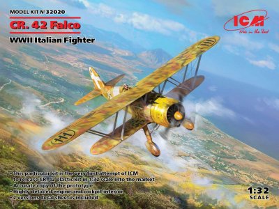 1:32 ICM 32020 CR.42 Falco WWII Italian Fighter - Icm32020 en4 - ICM32020