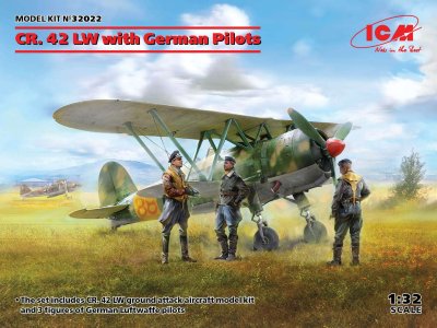 1:32 ICM 32022 CR. 42 LW with German Pilots - Icm32022 - ICM32022