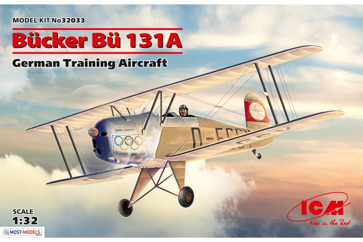 1:32 ICM 32033 Bücker Bü 131A German Training Aircraft - Icm32033 - ICM32033