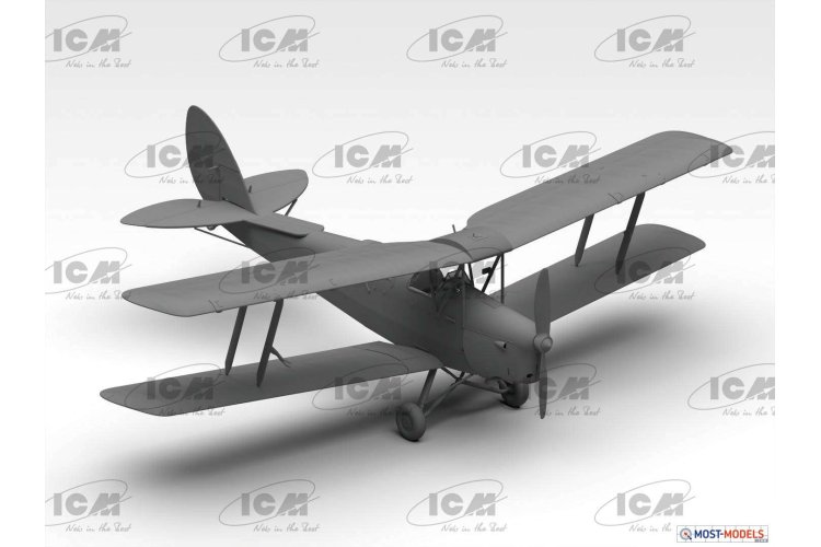 1:32 ICM 32035 DH.82 Tiger Moth - British Training Aircraft w/NL Decals - Icm32035 2 - ICM32035NL