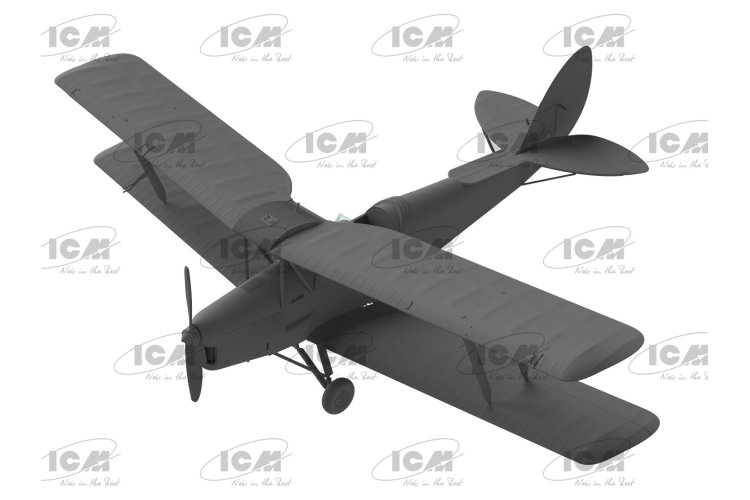 1:32 ICM 32038 DH. 82A Tiger Moth with bombs - WWII British - Icm32038 32 de havilland dh82a tiger moth render 1 1 - ICM32038