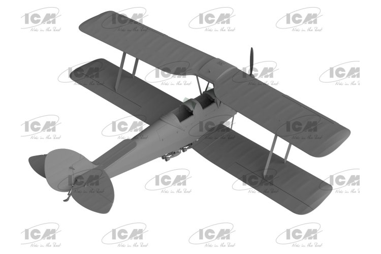 1:32 ICM 32038 DH. 82A Tiger Moth with bombs - WWII British - Icm32038 32 de havilland dh82a tiger moth render 2 1 - ICM32038