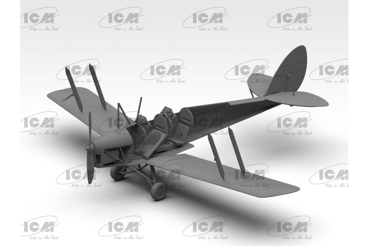 1:32 ICM 32038 DH. 82A Tiger Moth with bombs - WWII British - Icm32038 32 de havilland dh82a tiger moth render 4 1 - ICM32038