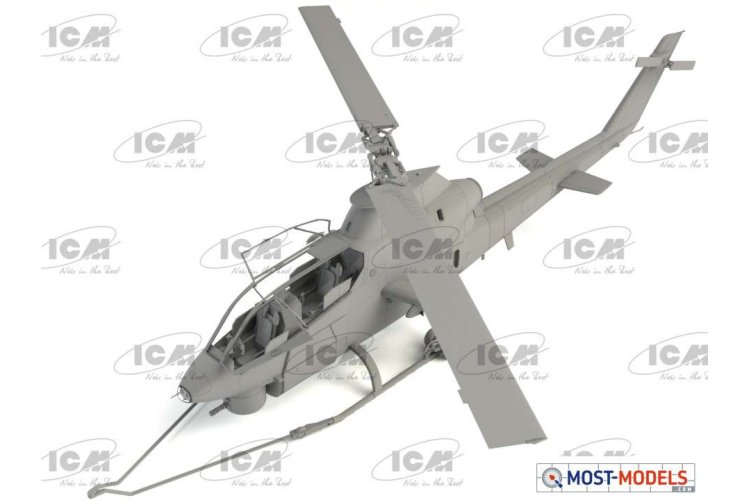 1:32 ICM 32060 AH-1G Cobra (early production), US Attack Helicopter - Icm32060 ag 1g early r1 kopyya 1 - ICM32060