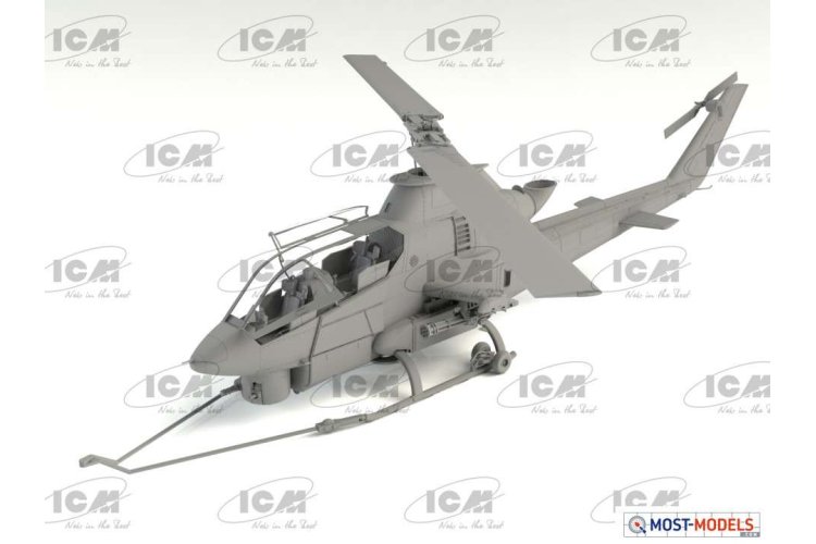 1:32 ICM 32062 AH-1G Cobra with Vietnam War US Helicopter Pilots - Icm32062 ah 1g late icm render 2 - ICM32062