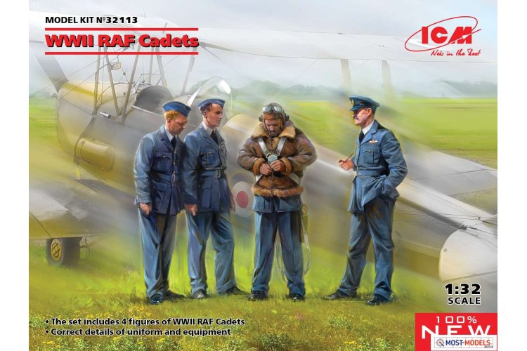 1:32 ICM 32113 WWII RAF Cadets - Figures - Icm32113 en n 1 - ICM32113