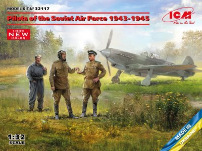 1:32 ICM 32117 Pilots of the Soviet Air Force 1943-1945 - Icm32117 - ICM32117