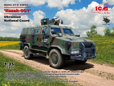 1:35 ICM 35015 Kozak-001 - Ukrainian National Guard - Icm35015 - ICM35015
