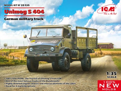 1:35 ICM 35135 Unimog S404 German Military Truck - Icm35135 en 7 - ICM35135