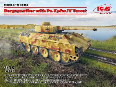 1:35 ICM 35360 Bergepanther with Pz.Kpfw.IV Turret - Panzerkampfwagen V Panther - Icm35360 1 - ICM35360