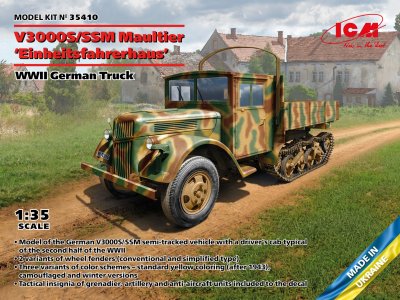 1:35 ICM 35410 WWII German Truck V3000S/SSM Maultier - Einheitsfahrerhaus - Icm35410 - ICM35410