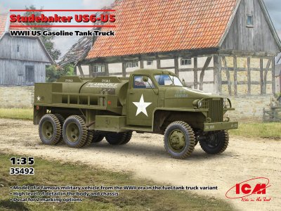 1:35 ICM 35492 Studebaker US6-U5 - American Fuel Tanker WWII - Icm35492 1 - ICM35492