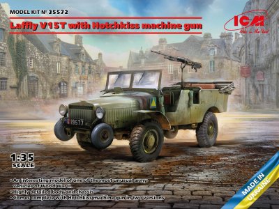 1:35 ICM 35572 Laffly V15T with Hotchkiss machine gun - Icm35572 en 2 - ICM35572