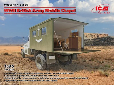 1:35 ICM 35586 WWII British Army Mobile Chapel - Icm35586 1 - ICM35586