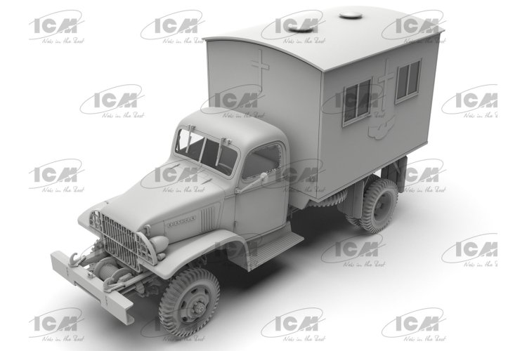 1:35 ICM 35586 WWII British Army Mobile Chapel - Icm35586 2 - ICM35586