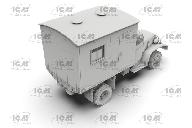 1:35 ICM 35586 WWII British Army Mobile Chapel - Icm35586 3 - ICM35586