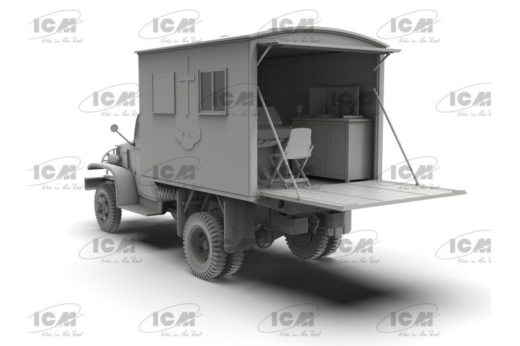 1:35 ICM 35586 WWII British Army Mobile Chapel - Icm35586 5 - ICM35586