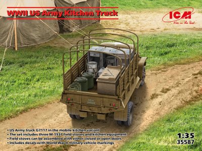 1:35 ICM 35587 Chevrolet G506 WWII Kitchen Truck of the US Army - Icm35587 1 - ICM35587