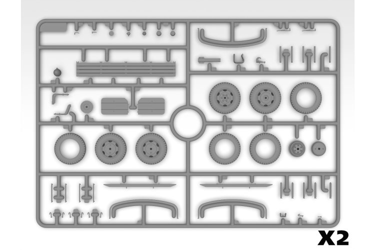 1:35 ICM 35587 Chevrolet G506 WWII Kitchen Truck of the US Army - Icm35587 12 - ICM35587