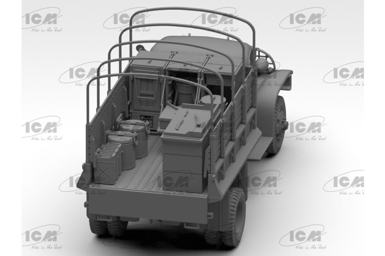 1:35 ICM 35587 Chevrolet G506 WWII Kitchen Truck of the US Army - Icm35587 2 - ICM35587