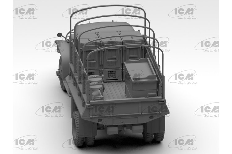 1:35 ICM 35587 Chevrolet G506 WWII Kitchen Truck of the US Army - Icm35587 4 - ICM35587