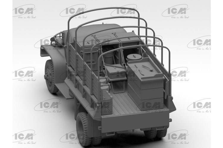 1:35 ICM 35587 Chevrolet G506 WWII Kitchen Truck of the US Army - Icm35587 6 - ICM35587