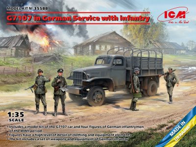 1:35 ICM 35588 G7107 in German Service with infantry - Icm35588 en - ICM35588