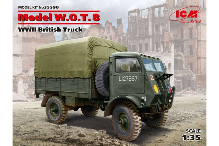 1:35 ICM 35590 Model W.O.T. 8, WWII British Truck - Icm35590 1 - ICM35590