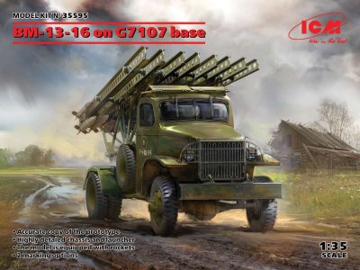 1:35 ICM 35595 BM-13-16 on G7107 base Truck - Icm35595 en  - ICM35595