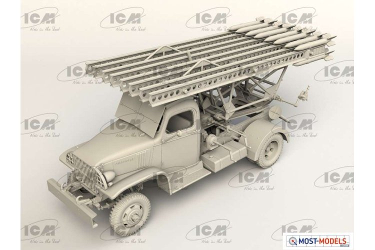 1:35 ICM 35595 BM-13-16 on G7107 base Truck - Icm35595 render1 kopyya - ICM35595