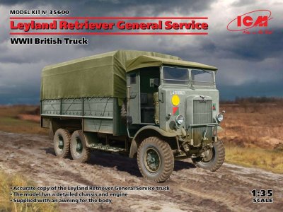 1:35 ICM 35600 Leyland Retriever General Service WWII British Truck - Icm35600 en 1 - ICM35600