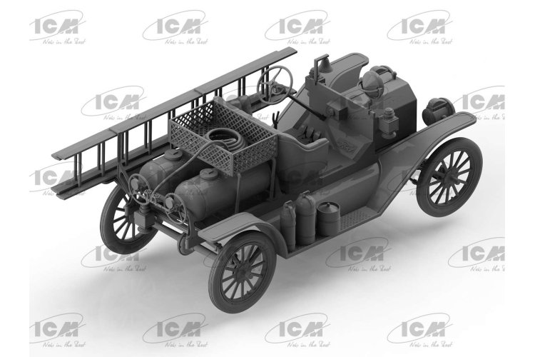 1:35 ICM 35606 Model T 1914 Fire Truck with Crew  - Icm35605 render 1 - ICM35606