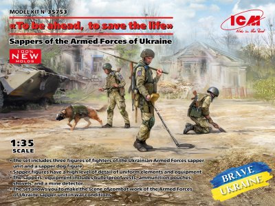 1:35 ICM 35753 To be ahead, to save the life - Sappers of the Armed Forces of Ukraine - Icm35753 - ICM35753