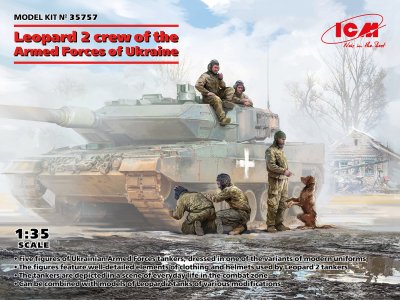 1:35 ICM 35757 Leopard Crew of the Ukrainian Armed Forces - 5 Figures - Icm35757 1 - ICM35757