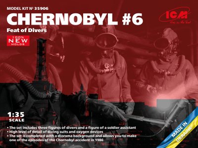 1:35 ICM 35906 Chernobyl No.6 - Feat of Drivers - 3 Figuren - Icm35906 - ICM35906