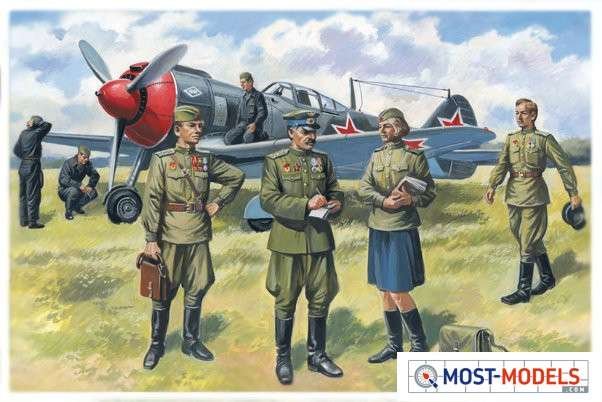 1:48 ICM 48084 Soviet Air Force Pilots and Ground Personnel (1943-1945) - Icm48084 1 - ICM48084