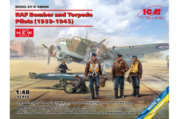 1:48 ICM 48090 RAF bomber and Torpedo Pilots - 1939-1945 - Icm48090 en 2 scaled 1 - ICM48090