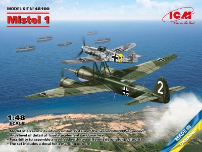 1:48 ICM 48101 Mistel S1 German composite training aircraft