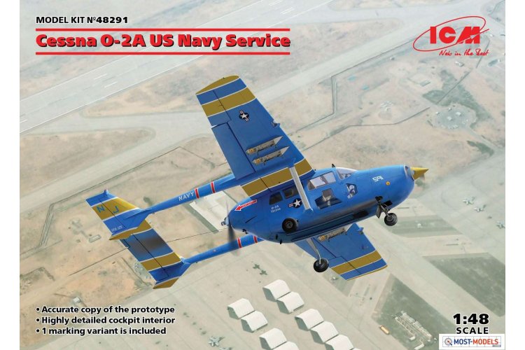 1:48 ICM 48291 Cessna O-2A US Navy Service - Icm48291 en 1 - ICM48291