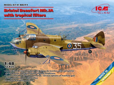 1:48 ICM 48311 Bristol Beaufort Mk.IA - Icm48311 - ICM48311